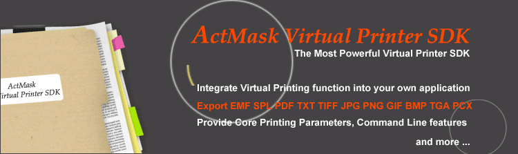 ActMask Universe Virtual Printer SDK